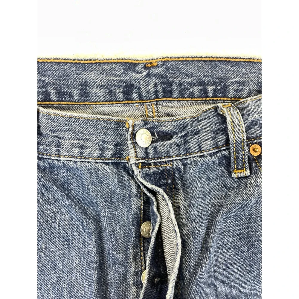 Levi's 501 Original Fit Straight Leg Jeans Men's 36x30 Blue Denim Classic